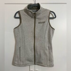 KUIU Women's Wool Tan Wool Base Camp Vest